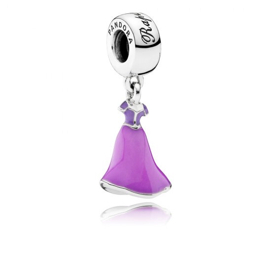 Charm colgante en plata de ley Vestido de Rapunzel - PANDORA - Haga click en la imagen para cerrar
