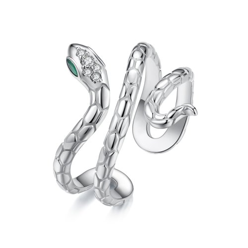 Anillo de serpiente de múltiples vueltas estilo PANDORA - YIR245-E