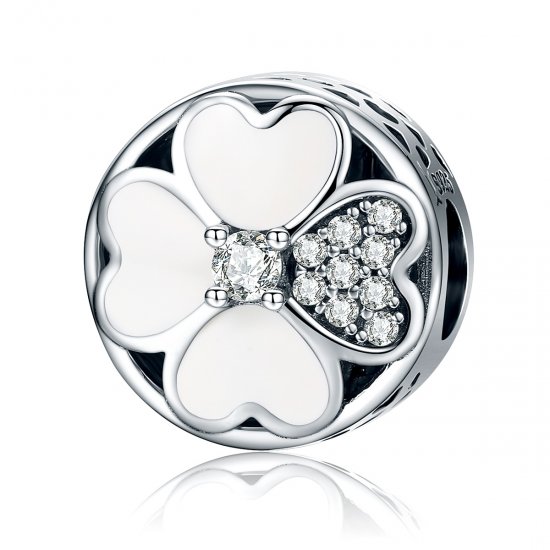 Charm Pandora de plata con estilo de pétalos felices - SCC250 - Haga click en la imagen para cerrar