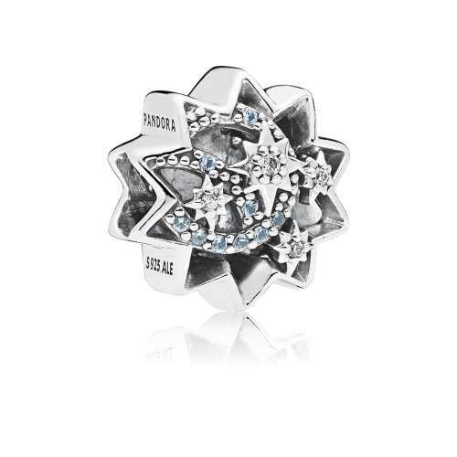 Charm en plata de ley Estrella Azul - PANDORA