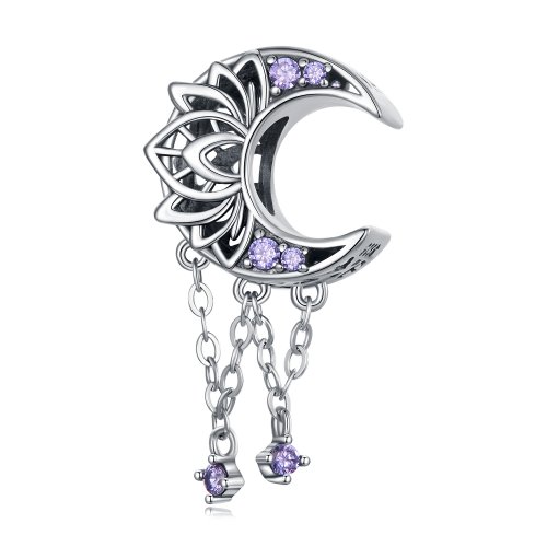 Charm de Borla Estilo Pandora con Luna - BSC636