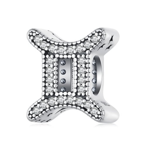 Charm del Zodiaco de la Suerte estilo Pandora para Géminis - SCC2516-3
