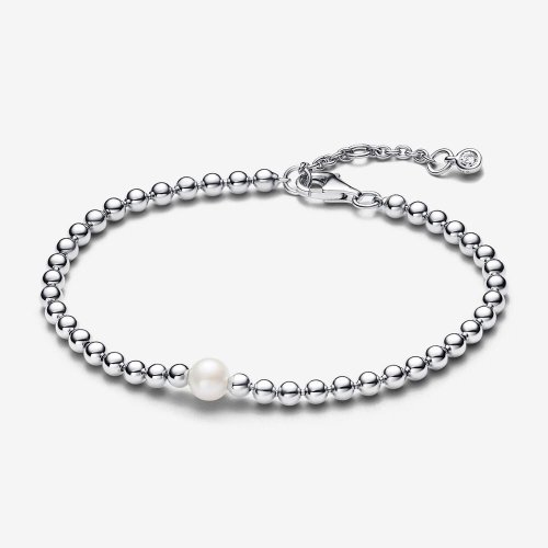 Pulsera Cuentas Pandora y Perlas Cultivadas de Agua Dulce - 593173C01
