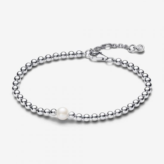 Pulsera Cuentas Pandora y Perlas Cultivadas de Agua Dulce - 593173C01 - Haga click en la imagen para cerrar