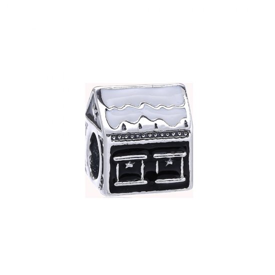 Charm en plata de ley Casa PANDORA - Haga click en la imagen para cerrar