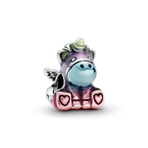 PANDORA Encanto Colorido Arcoíris Bruno el Unicornio - 799353C01