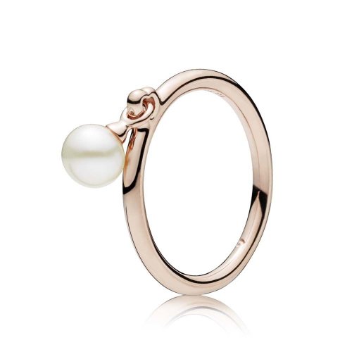 Anillo en PANDORA Rose Perla Contemporánea - 187525P