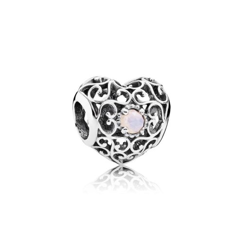Charm calado Corazón de Octubre - PANDORA