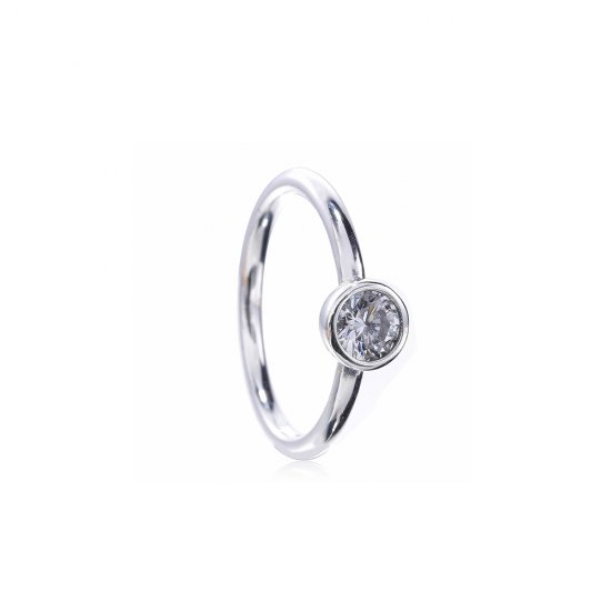 Anillo en plata de ley Elegancia clásica PANDORA - Haga click en la imagen para cerrar