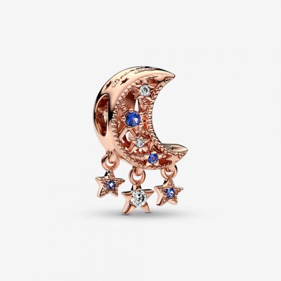 Charm PANDORA Estrella y Luna Creciente - 789643C01 - Haga click en la imagen para cerrar