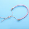 Pulsera deslizante de cuero rosa Pandora Moments - 589002C01