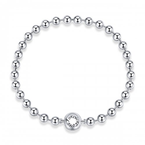 Pulsera de Bola de Plata de Estilo Pandora - SCB208