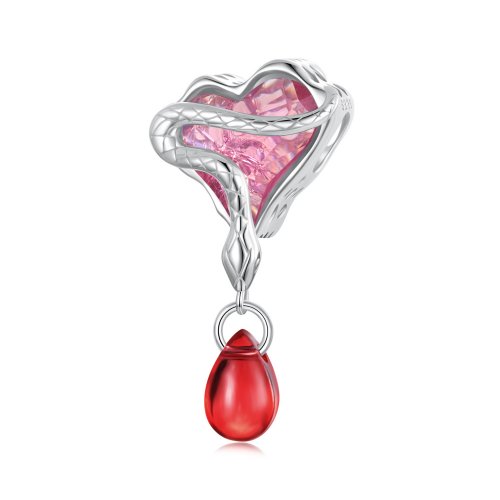 Charm de serpiente sangrienta estilo PANDORA - SCC2699