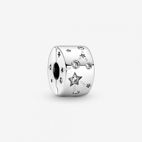 PANDORA Estrellas y Galaxia Clip Charm - 790010C01 - Haga click en la imagen para cerrar
