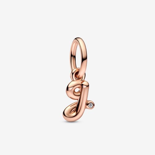 PANDORA Letra G Colgante de Alfabeto Script - 782535C01