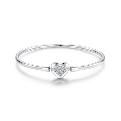 Pulsera básica con corazón estilo PANDORA - BSB192