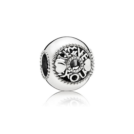 Charm en plata de ley Hablar de Amor - PANDORA - Haga click en la imagen para cerrar