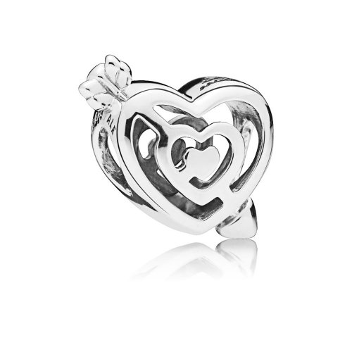 Charm PANDORA en plata de ley Camino de Amor - 797814