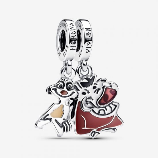 Charm Colgante Pandora Divisible Timón y Pumba El Rey León de Disney - 793357C01 - Haga click en la imagen para cerrar