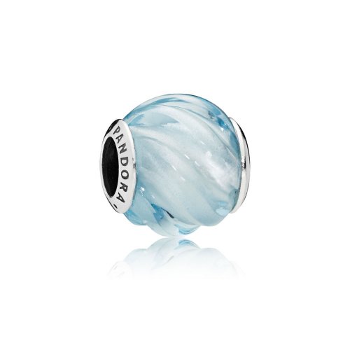 Charm PANDORA en plata de ley Ondas Azules - 797098NAB