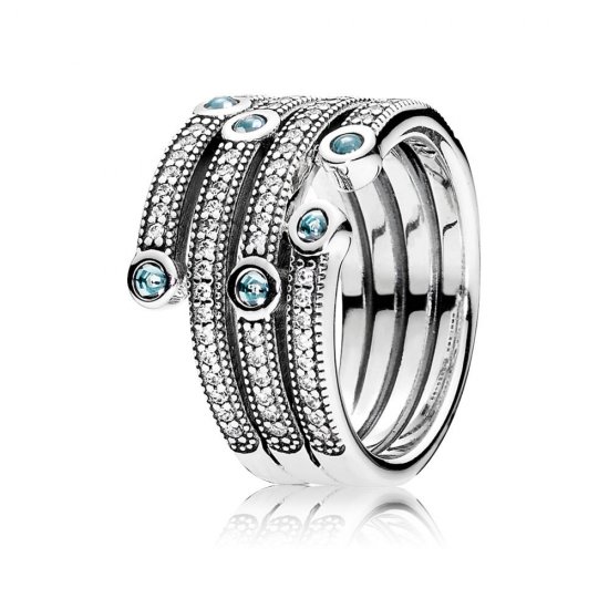 Anillo Océano Brillante - PANDORA - Haga click en la imagen para cerrar