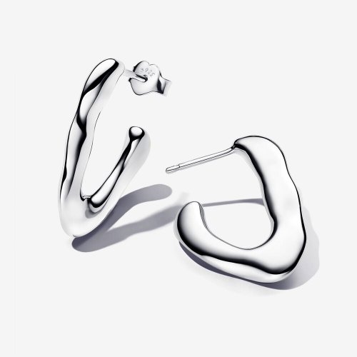 Pendientes Pandora de Aro Abierto Forma Orgánica en V - 293290C00