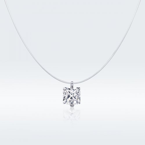 Collar de vida brillante de estilo Pandora en plata - SCN332-S