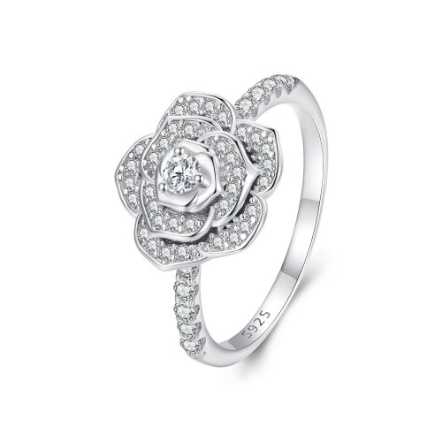 Anillo estilo Pandora en tono rosa - BSR449