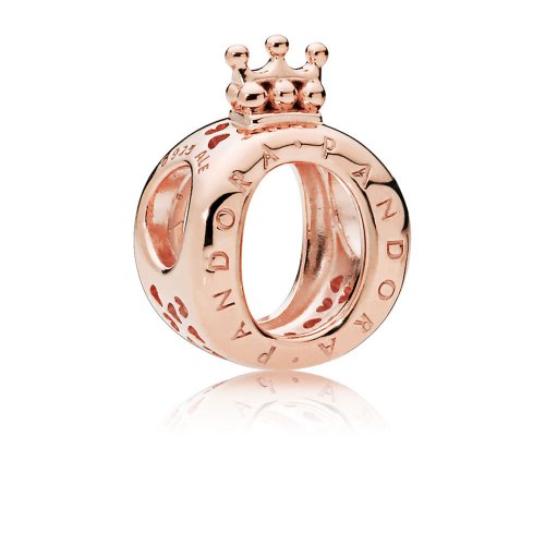 Charm en PANDORA Rose Corona PANDORA O
