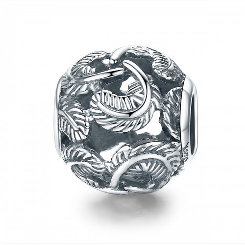 Charm de Alas Vintage en Plata Estilo Pandora - SCC810