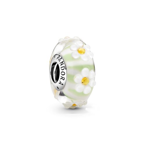 Charm de vidrio Murano con diseño de Margarita de Pandora - 798798C00