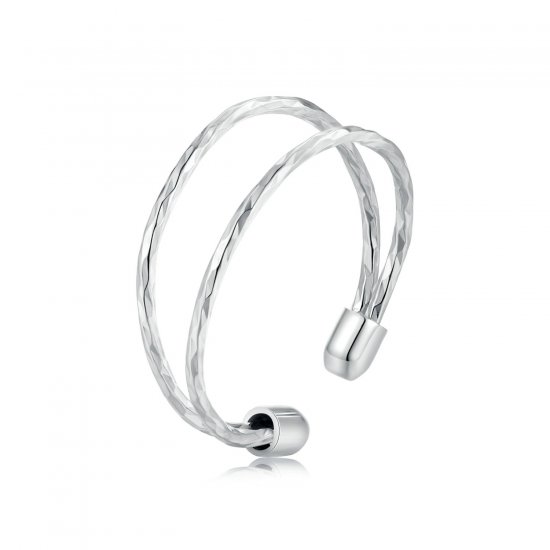 Anillo doble sencillo estilo PANDORA - SCR1026-E - Haga click en la imagen para cerrar