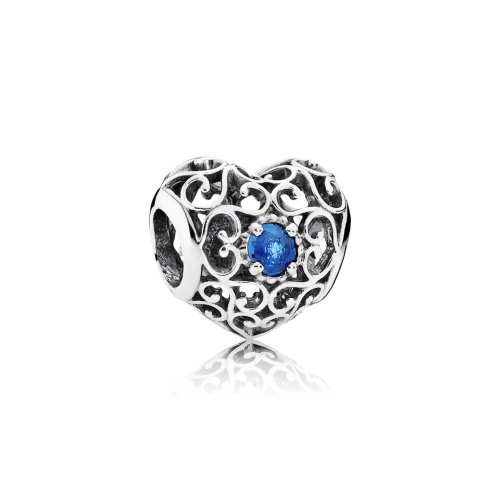 Charm calado Corazón de Diciembre - PANDORA