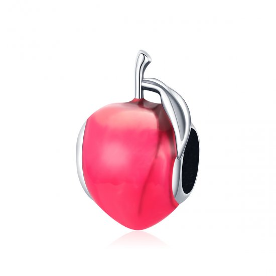 Charm de Durazno Encantador de Plata al Estilo Pandora - SCC1834 - Haga click en la imagen para cerrar