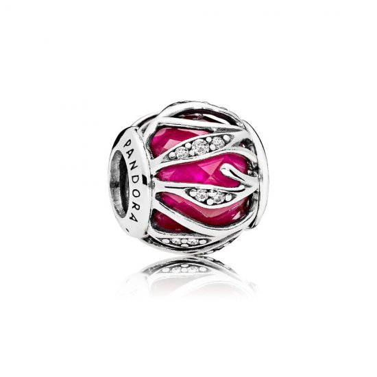 Charm en plata de ley Naturaleza Radiante Roja - PANDORA - Haga click en la imagen para cerrar