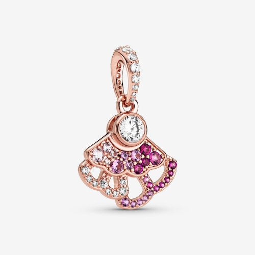 PANDORA Abanico Rosa Colgante Encanto - 788147C01