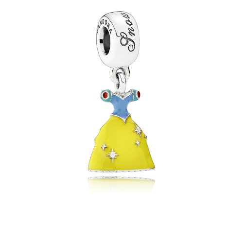 Charm colgante en plata de ley Vestido de Blancanieves - PANDORA