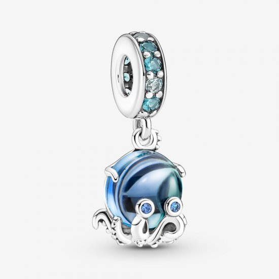 Charm colgante de pulpo de cristal de Murano de Pandora - 791694C01 - Haga click en la imagen para cerrar