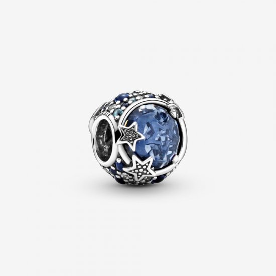 PANDORA Encanto Celestial de Estrellas Centelleantes Azules - 799209C01 - Haga click en la imagen para cerrar