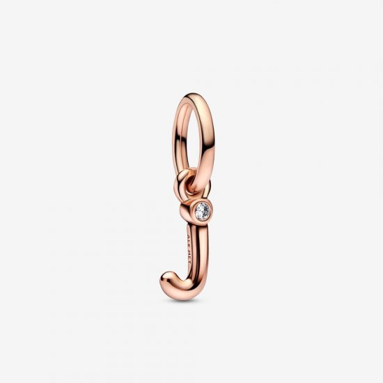 PANDORA Charm Colgante de Letra J en Script - 782465C01 - Haga click en la imagen para cerrar