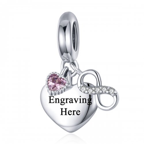 Colgante de amor sin fin estilo Pandora - SCC1922