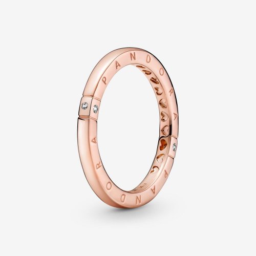 Anillo PANDORA Logo & Hearts - 189482C01