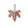 Colgante de collar estilo Pandora con hojas de arce de otoño tardío - SCC585