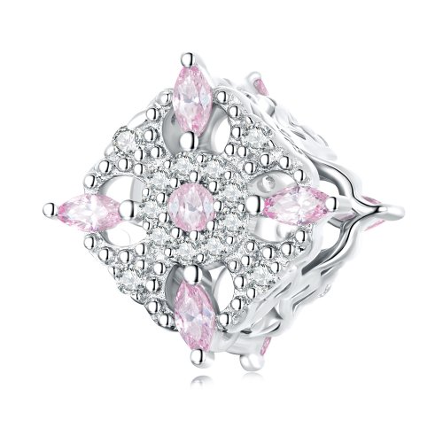 Cuentas con patrón retro estilo PANDORA - BSC617