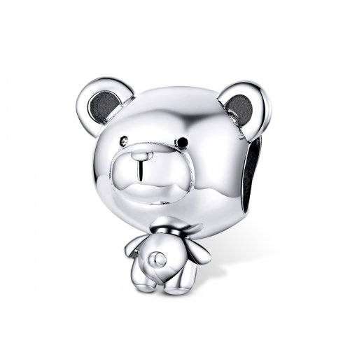 Charm de Plata con estilo de Pandora de Pooh - SCC1502