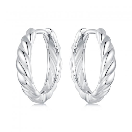 Pendientes metálicos con diseño de estilo PANDORA - BSE1024-M - Haga click en la imagen para cerrar