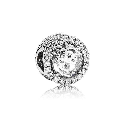 Charm PANDORA en plata de ley Copo de Nieve Deslumbrante - 796358CZ