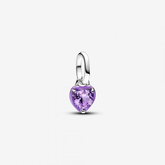 Charm Mini Colgante Pandora ME Chakra Corazón Morado - 793042C04 - Haga click en la imagen para cerrar