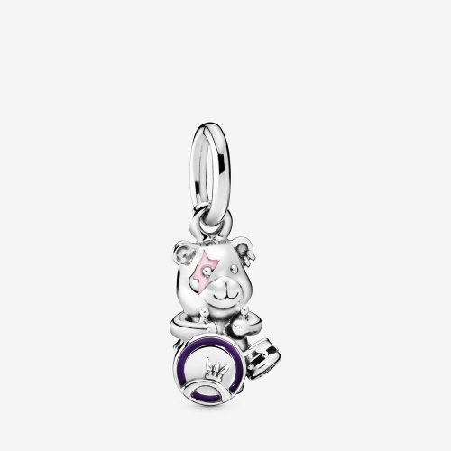 Charm PANDORA Oso Theodore banda punk - 798281ENMX