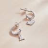 Pendientes colgantes de estilo Pandora con sabor - SCE1188-A